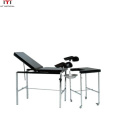 Blue Stainless Steel Hospital Delivery Exam Bed